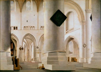 Interieur van de Grote Kerk van Haarlem