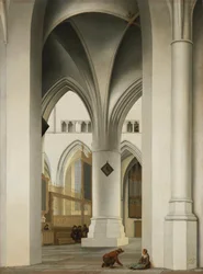 Koor van de Sint-Bavokerk in Haarlem