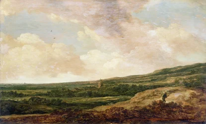 Landschap met een Jager