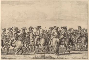 Intocht van Marie de Medici in Amsterdam [plaat 4 van 6]