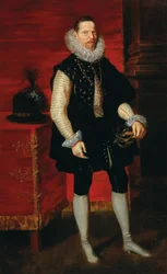Portret van Albert VII, aartshertog van Oostenrijk 1559-1621