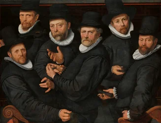 Zes waardijns van de Lakenen, Amsterdam, 1599