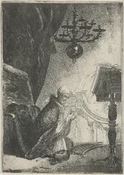 David in gebed