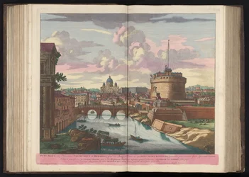 Engelenburcht, Sint-Pietersbasiliek en de rivier de Tiber