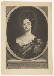 Portret van Susanna Sibylla Reichardt