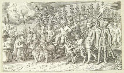 Triomftocht van Bacchus naar Thebe