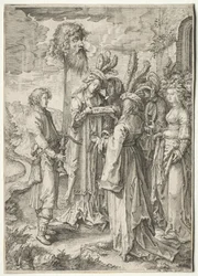 David met het Hoofd van Goliath