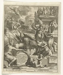 Titelblad voor de Europische Mercurius van 1702
