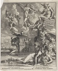 Titelpagina voor: Europische Mercurius, 14de stuk, 1ste deel, 1703