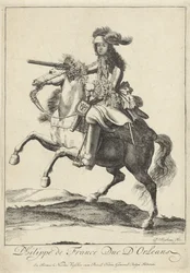 Ruiterportret van Filips I, hertog van Orléans