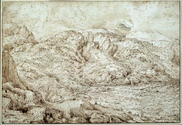 Landschap van de Alpen