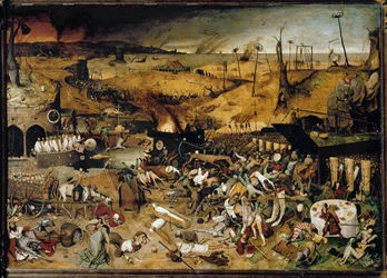 De triomf van de dood, ca. 1562 (olieverf op paneel)