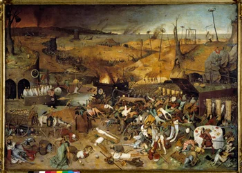 De triomf van de dood, ca. 1562 (olieverf op paneel)