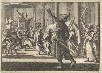De Polen in de Riddarholmkerk in Stockholm, 1698