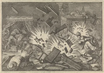Het beleg van Riga door het Russische leger onder Tsaar Alexei Mikhailovich in 1656, 1698