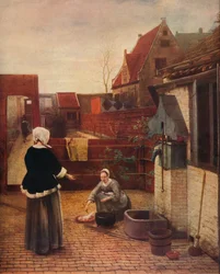 Een Nederlandse Binnenplaats, ca. 1658