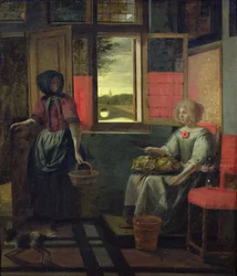 Een Nederlands interieur