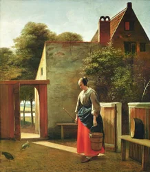 De Dienaar in de Binnenplaats, c.1660