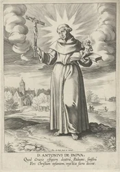 Landschap met de heilige Antonius van Padua