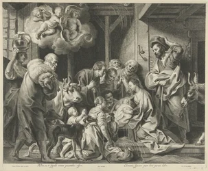 Aanbidding door de herders