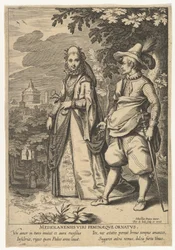 Mediolanensis Viri Feminaeque Ornatus, uit Mode van Verschillende Naties
