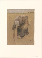 Arenlezende vrouw