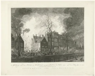 Brand in de Pottebakkerssteeg te Rotterdam, 1779