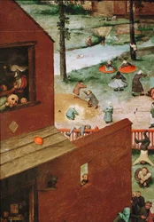 Kinderspelen (schilderij op eikenhout)