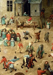 Kinderspelen (schilderij op eikenhout)