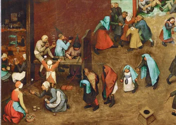 Kinderspelen (schilderij op eikenhout)