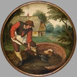 Het is te laat om de put te vullen nadat het kalf is verdronken, c.1594