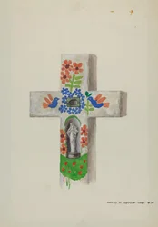 Cementkopsteen, c.1937 (aquarel)