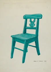 Stoel, c.1937 (aquarel)