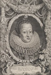 Eleonora, vrouw van Ferdinand II, uit de serie Ferdinandus II et III Imperatorum Domu, ca. 1625