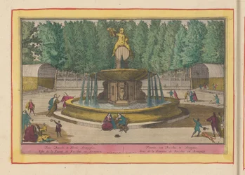 Fontein van Bacchus in de tuinen van het Koninklijk Paleis van Aranjuez