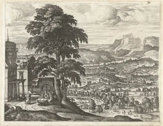 Abraham voedt de drie engelen