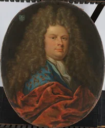 Portret van een man, ca. 1700-1722 (olieverf op doek)
