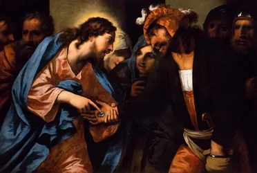 De betaling van tribuut, ca. 1650/60 (Olieverf op doek)