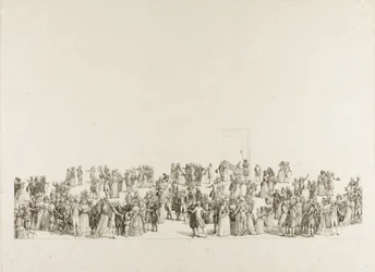 De Tentoonstelling in het Salon du Louvre in 1787, 1787