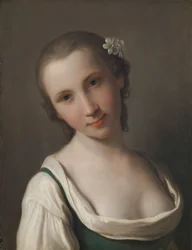 Een jonge vrouw