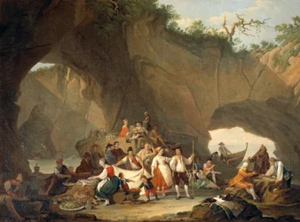 Gewone Mensen Lunchen voor de Grot