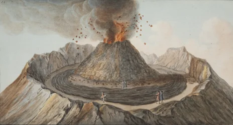 Plaat IX uit Campi Phlegraei: Observaties van de Vulkanen van de Twee Siciliën door William Hamilton