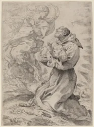 Sint Franciscus met het Christuskind