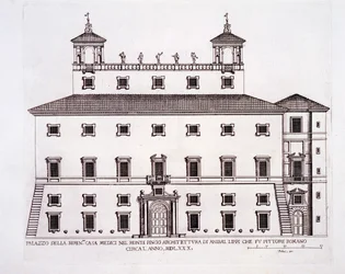 Palazzo Serenissima, Casa Medici, op de Pincio-heuvel, Rome, uit 