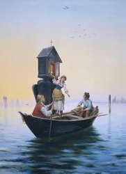 Bij een Venetiaans Heiligdom