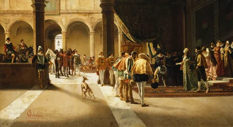 De aankomst, 1882