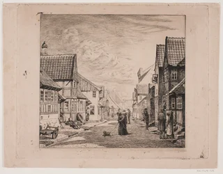 Een stadstraat