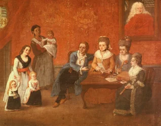 De familie Michiel, ca. 1780