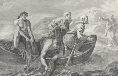 De roeping van Sts Peter en Andrew, 1730-50