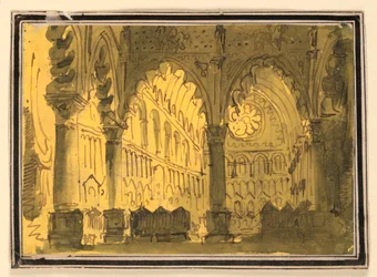 Toneelontwerp, kerkinterieur
